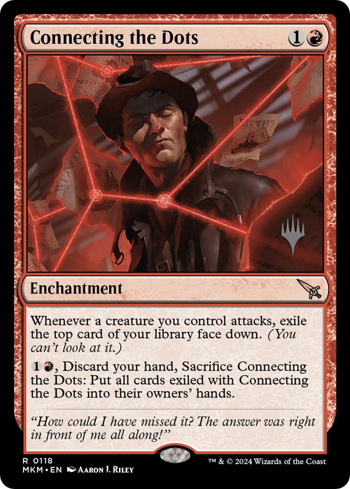 Connecting the Dots 118 (Promo Pack: Murders at Karlov Manor)  - Foil | Good Games Adelaide SA