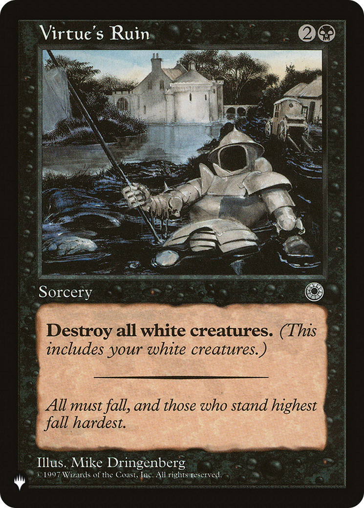 Virtue's Ruin [The List Reprints] | Good Games Adelaide SA