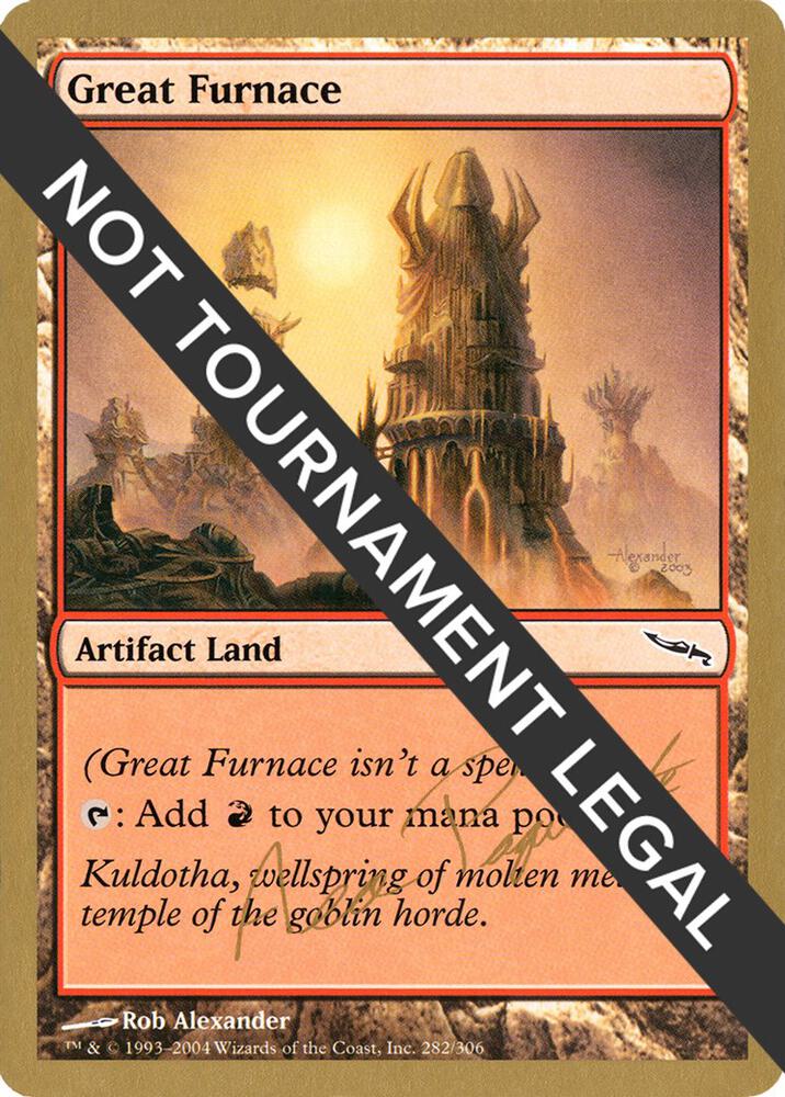 Great Furnace 2004 Aeo Paquette MRD  (World Championship Decks)  | Good Games Adelaide SA
