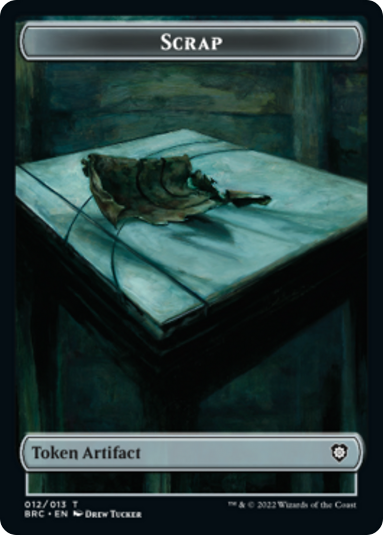 Scrap // Powerstone Double-Sided Token [The Brothers' War Commander Tokens] | Good Games Adelaide SA