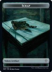 Scrap // Phyrexian Myr Double-Sided Token [The Brothers' War Commander Tokens] | Good Games Adelaide SA