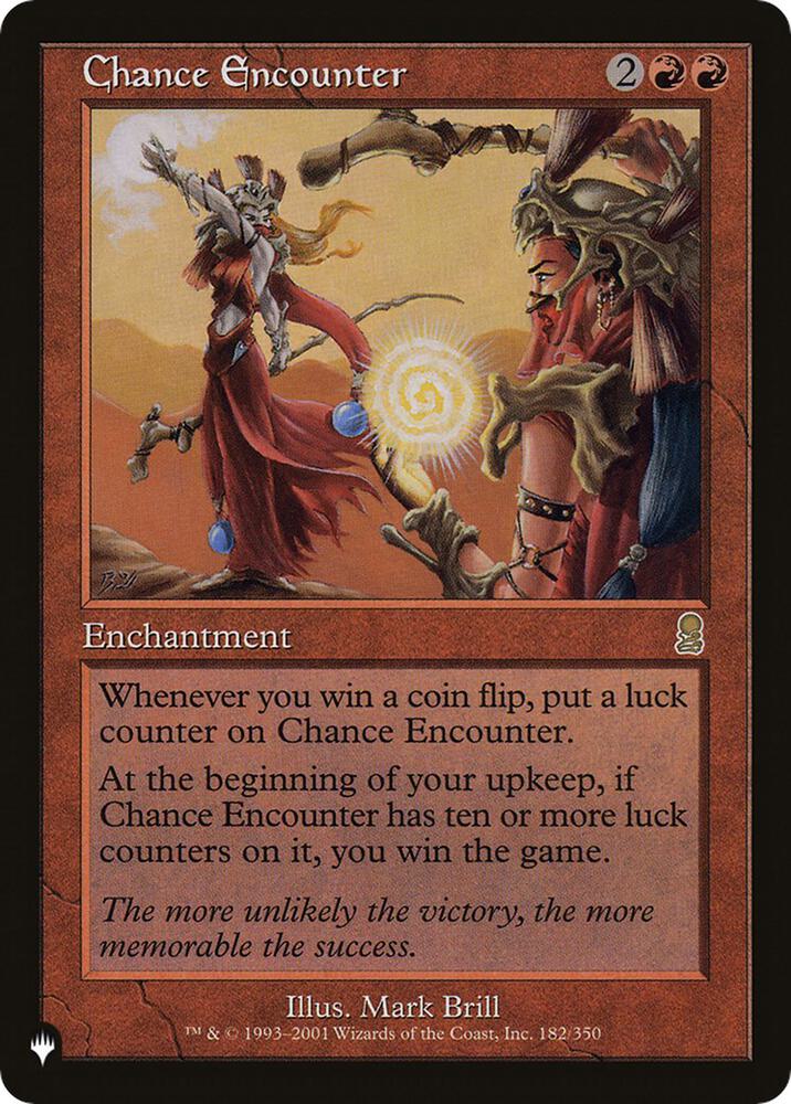 Chance Encounter 182 (The List Reprints)  | Good Games Adelaide SA