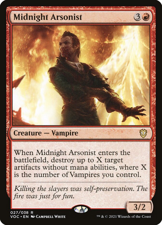 Midnight Arsonist 27 (Commander: Innistrad: Crimson Vow)  | Good Games Adelaide SA