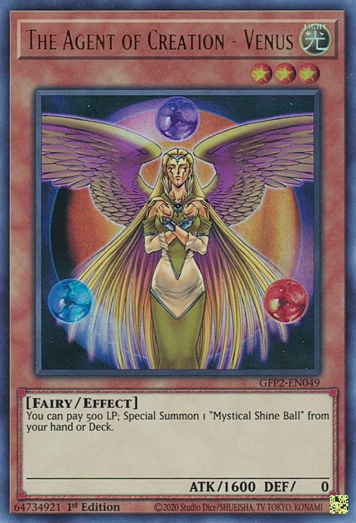 The Agent of Creation - Venus [GFP2-EN049] Ultra Rare | Good Games Adelaide SA