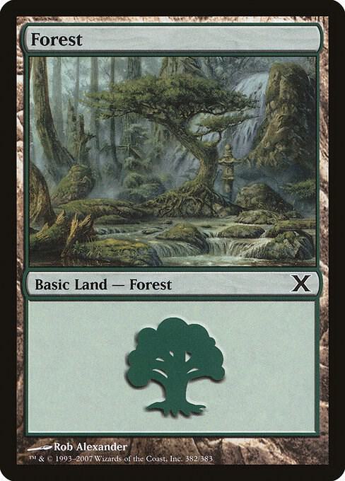 Forest 382 (10th Edition)  - Foil | Good Games Adelaide SA