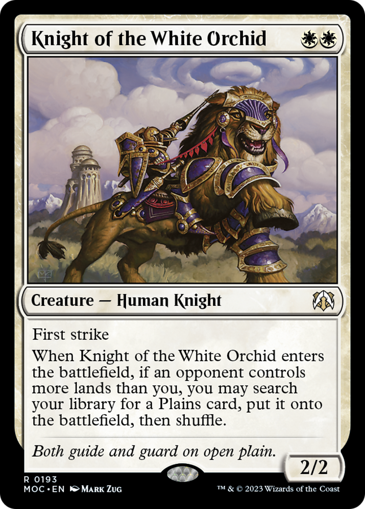 Knight of the White Orchid [March of the Machine Commander] | Good Games Adelaide SA