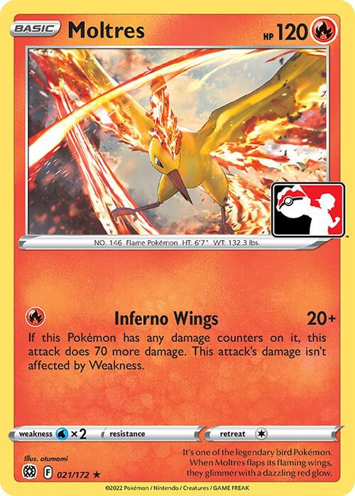 Moltres Series 2/3 021/172 (Prize Pack Series Cards)  | Good Games Adelaide SA