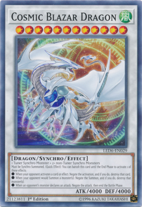 Cosmic Blazar Dragon [LED6-EN029] Common | Good Games Adelaide SA