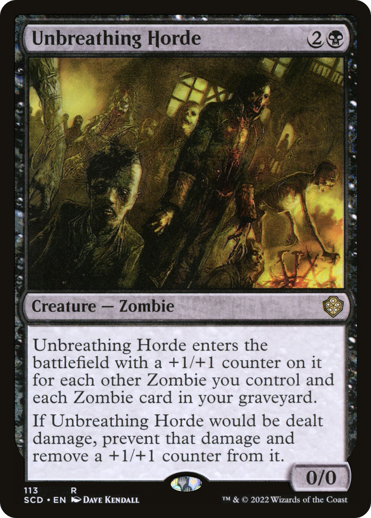 Unbreathing Horde [Starter Commander Decks] | Good Games Adelaide SA