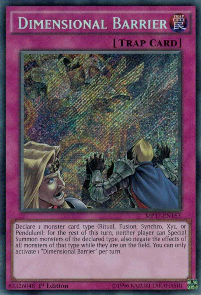Dimensional Barrier [MP17-EN163] Secret Rare | Good Games Adelaide SA