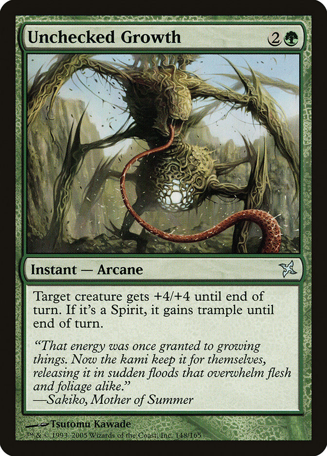 Unchecked Growth 148 (Betrayers of Kamigawa)  | Good Games Adelaide SA