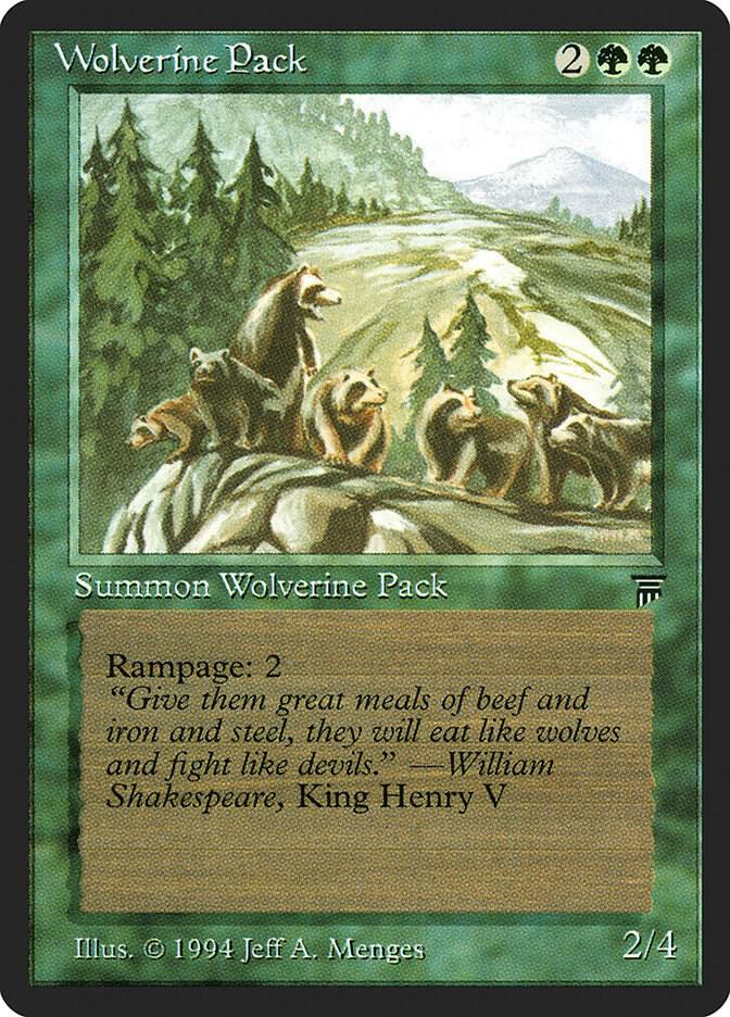 Wolverine Pack  (Legends)  | Good Games Adelaide SA