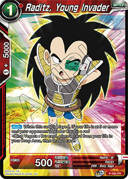 Raditz, Young Invader (P-294) [Tournament Promotion Cards] | Good Games Adelaide SA