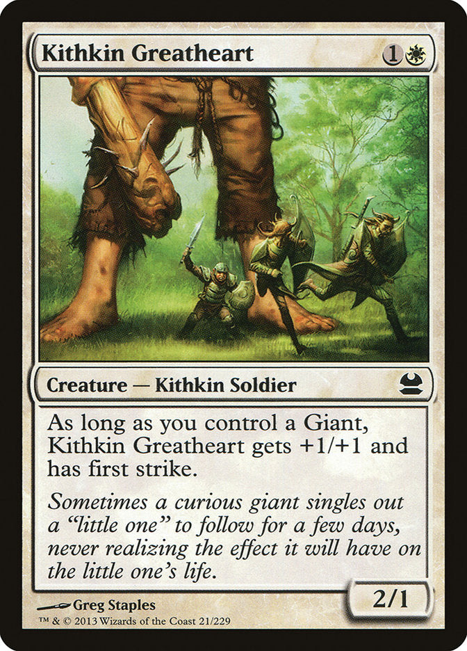 Kithkin Greatheart 21 (Modern Masters)  - Foil | Good Games Adelaide SA
