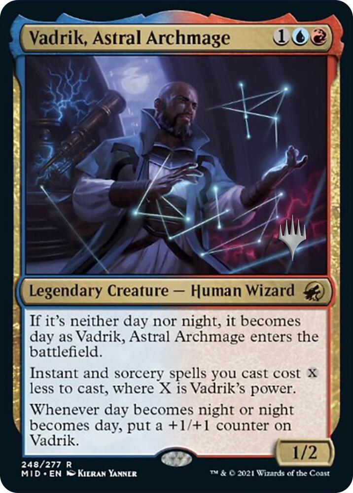 Vadrik Astral Archmage 248 (Promo Pack: Innistrad: Midnight Hunt)  | Good Games Adelaide SA