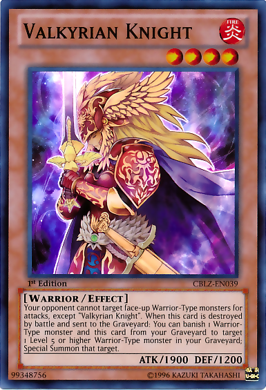 Valkyrian Knight [CBLZ-EN039] Super Rare | Good Games Adelaide SA