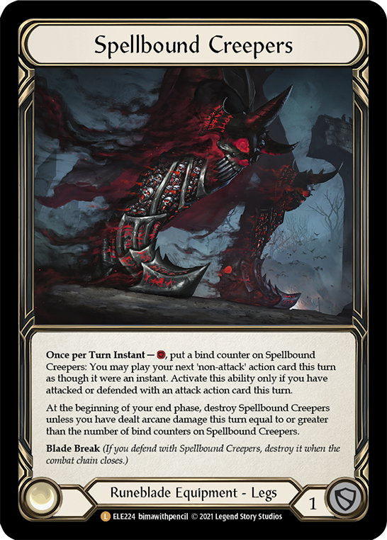 Spellbound Creepers [ELE224] (Tales of Aria)  1st Edition Cold Foil | Good Games Adelaide SA