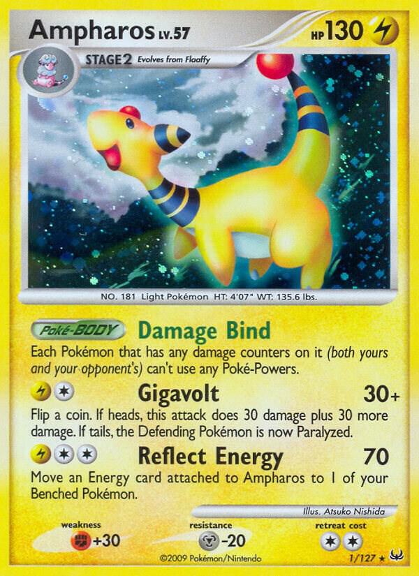 Ampharos 1/127 (Platinum)  - Holofoil | Good Games Adelaide SA