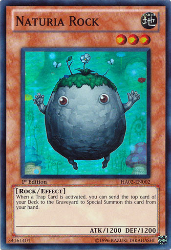 Naturia Rock [HA02-EN002] Super Rare | Good Games Adelaide SA