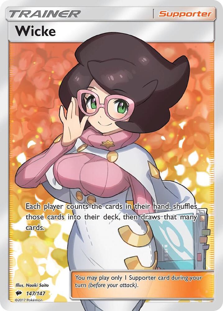 Wicke Full Art 147/147 (SM - Burning Shadows)  - Holofoil | Good Games Adelaide SA
