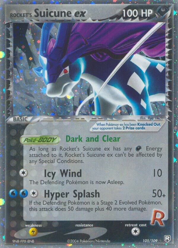 Rockets Suicune ex 105/109 (Team Rocket Returns)  - Holofoil | Good Games Adelaide SA