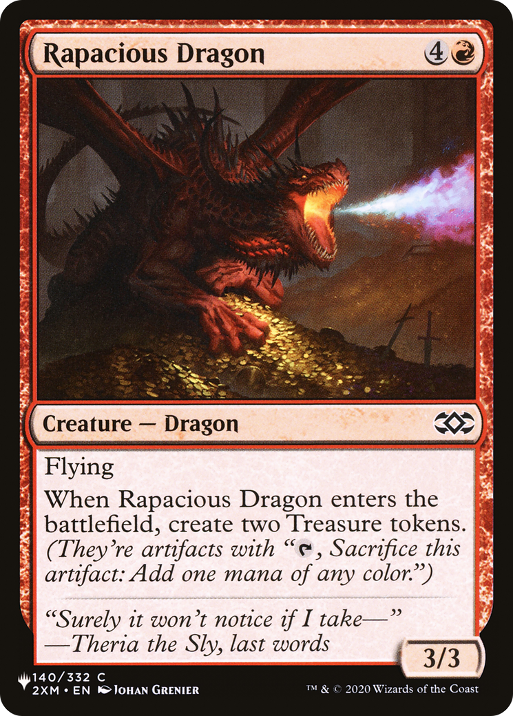 Rapacious Dragon [The List Reprints] | Good Games Adelaide SA