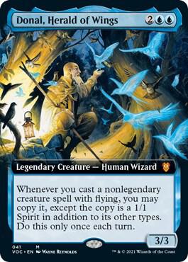 Donal Herald of Wings Extended Art 41 (Commander: Innistrad: Crimson Vow)  | Good Games Adelaide SA