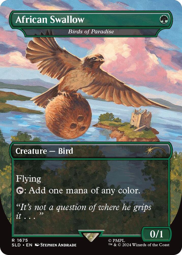 African Swallow Birds of Paradise 1675 (Secret Lair Drop Series)  - Foil | Good Games Adelaide SA