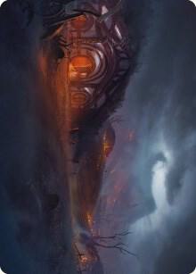 Field of Ruin Art Card 77 (Art Series: Universes Beyond: The Lord of the Rings: Tales of Middle-earth)  | Good Games Adelaide SA