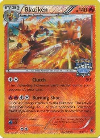 Blaziken 14 111 National Championships 014/111 (League & Championship Cards)  - Reverse Holofoil | Good Games Adelaide SA
