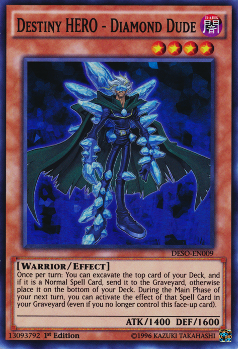 Destiny HERO - Diamond Dude [DESO-EN009] Super Rare | Good Games Adelaide SA