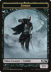 Knight // Zombie Double-sided Token (Game Night) [Core Set 2019 Tokens] | Good Games Adelaide SA