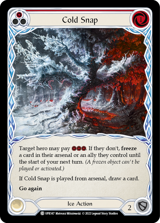 Cold Snap (Red) [UPR147] (Uprising)  Rainbow Foil | Good Games Adelaide SA