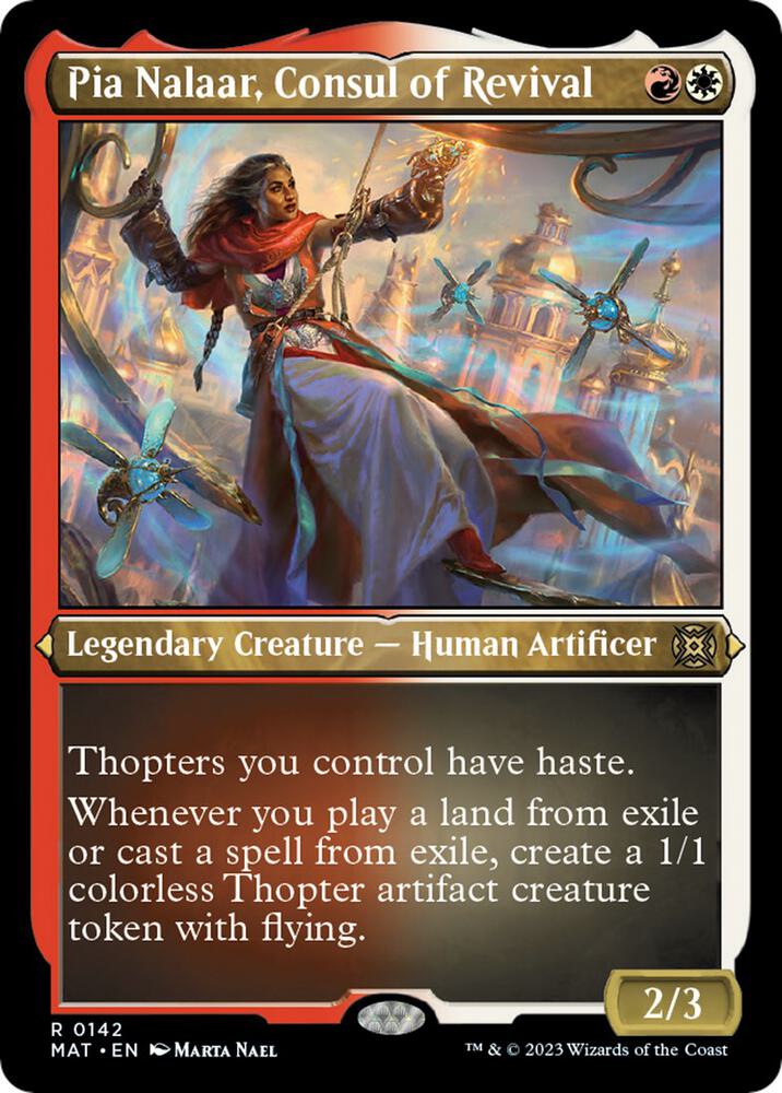 Pia Nalaar, Consul of Revival 142 (March of the Machine: The Aftermath)  - Etched Foil | Good Games Adelaide SA