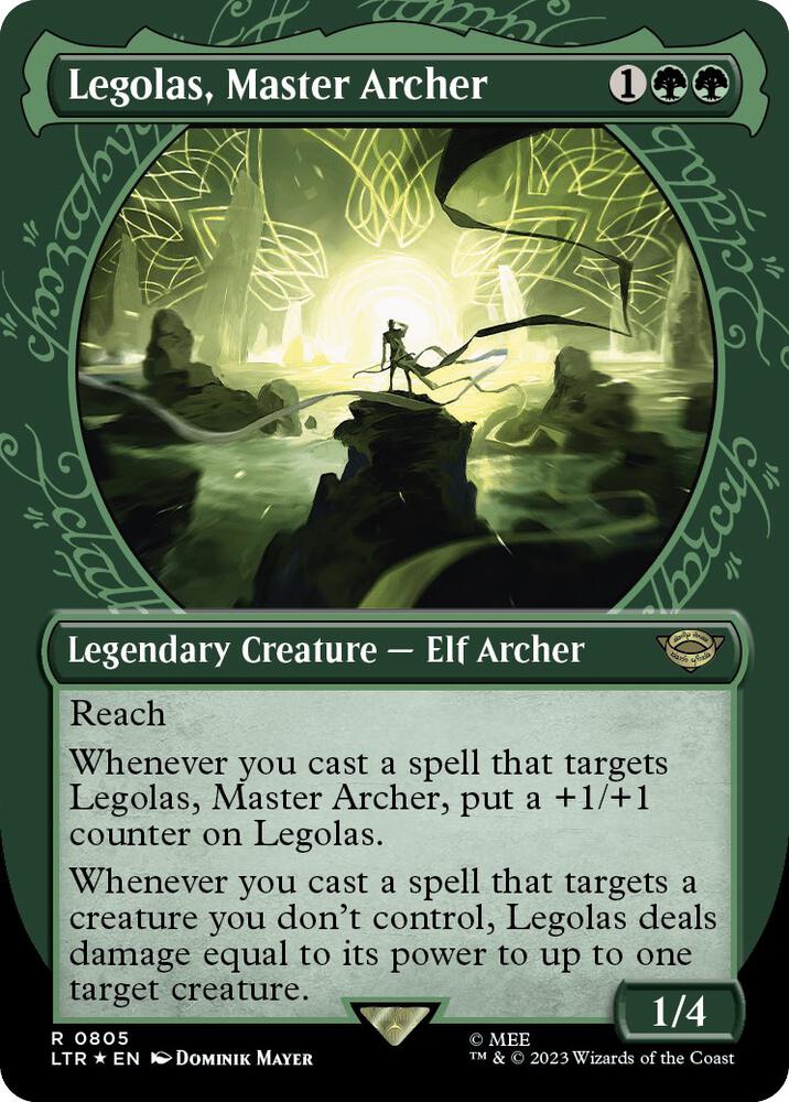 Legolas, Master Archer 805 (Universes Beyond: The Lord of the Rings: Tales of Middle-earth)  - Showcase Surge Foil | Good Games Adelaide SA