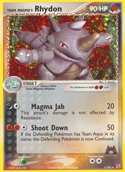 Team Magma's Rhydon (11/95) [EX: Team Magma vs Team Aqua] | Good Games Adelaide SA