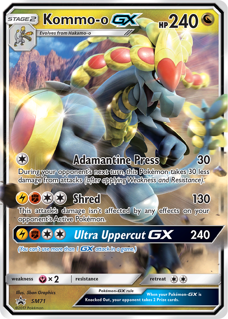 Kommo-o GX (SM71) [Sun & Moon: Black Star Promos] | Good Games Adelaide SA