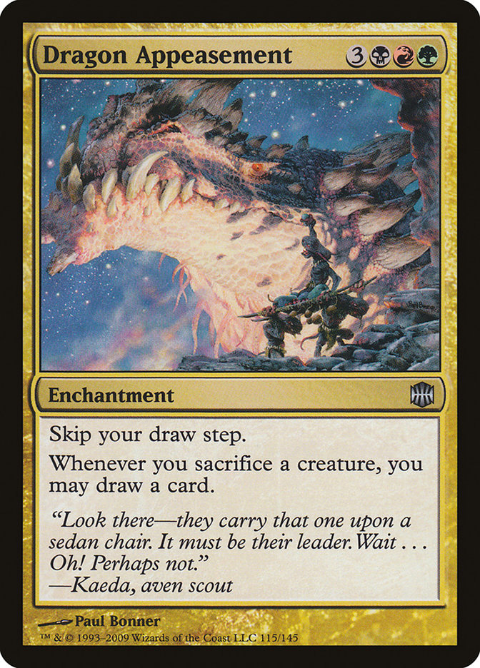 Dragon Appeasement 115 (Alara Reborn)  - Foil | Good Games Adelaide SA