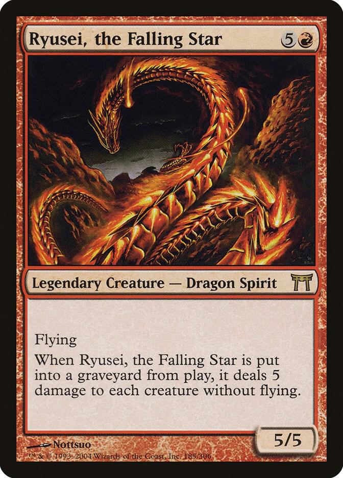 Ryusei the Falling Star 185 (Champions of Kamigawa)  - Foil | Good Games Adelaide SA