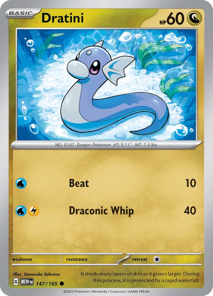 Dratini 147/165 (SV: Scarlet & Violet 151)  | Good Games Adelaide SA