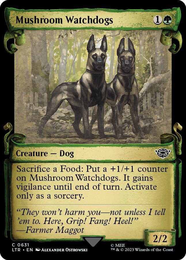 Mushroom Watchdogs 631 (Universes Beyond: The Lord of the Rings: Tales of Middle-earth)  - Showcase Scroll | Good Games Adelaide SA