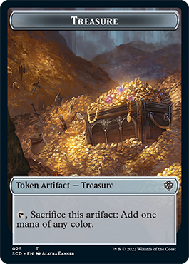 Treasure // Treasure Double-Sided Token [Starter Commander Decks] | Good Games Adelaide SA