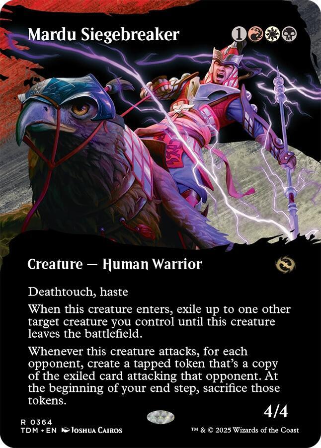Mardu Siegebreaker Borderless 364 (Tarkir: Dragonstorm)  - Borderless | Good Games Adelaide SA
