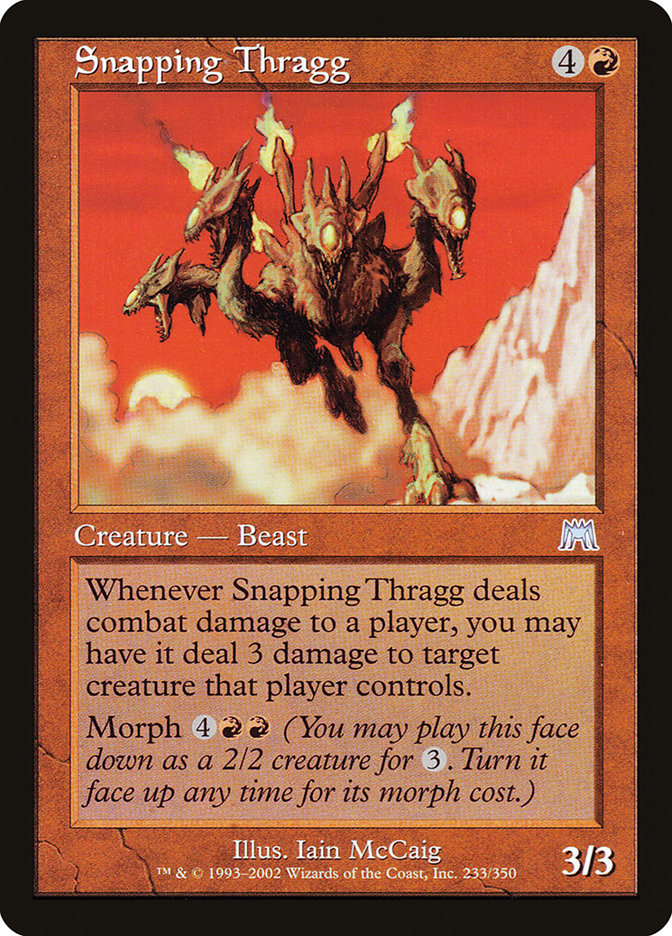 Snapping Thragg 233 (Onslaught)  - Foil | Good Games Adelaide SA