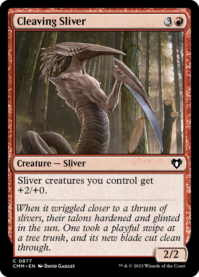 Cleaving Sliver 877 (Commander Masters)  | Good Games Adelaide SA