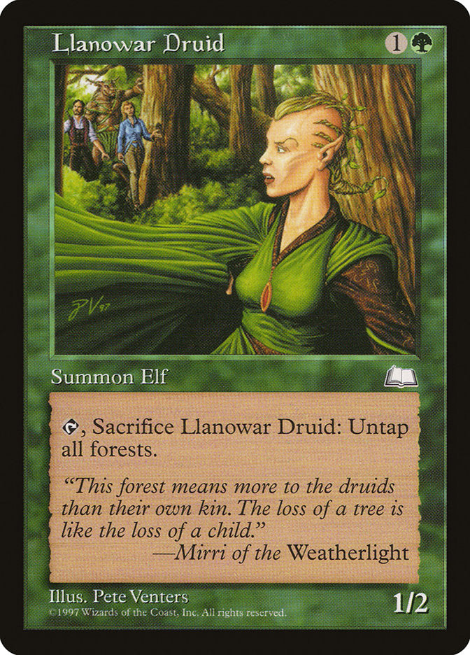 Llanowar Druid  (Weatherlight)  | Good Games Adelaide SA