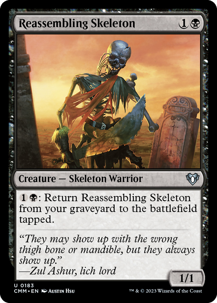 Reassembling Skeleton [Commander Masters] | Good Games Adelaide SA