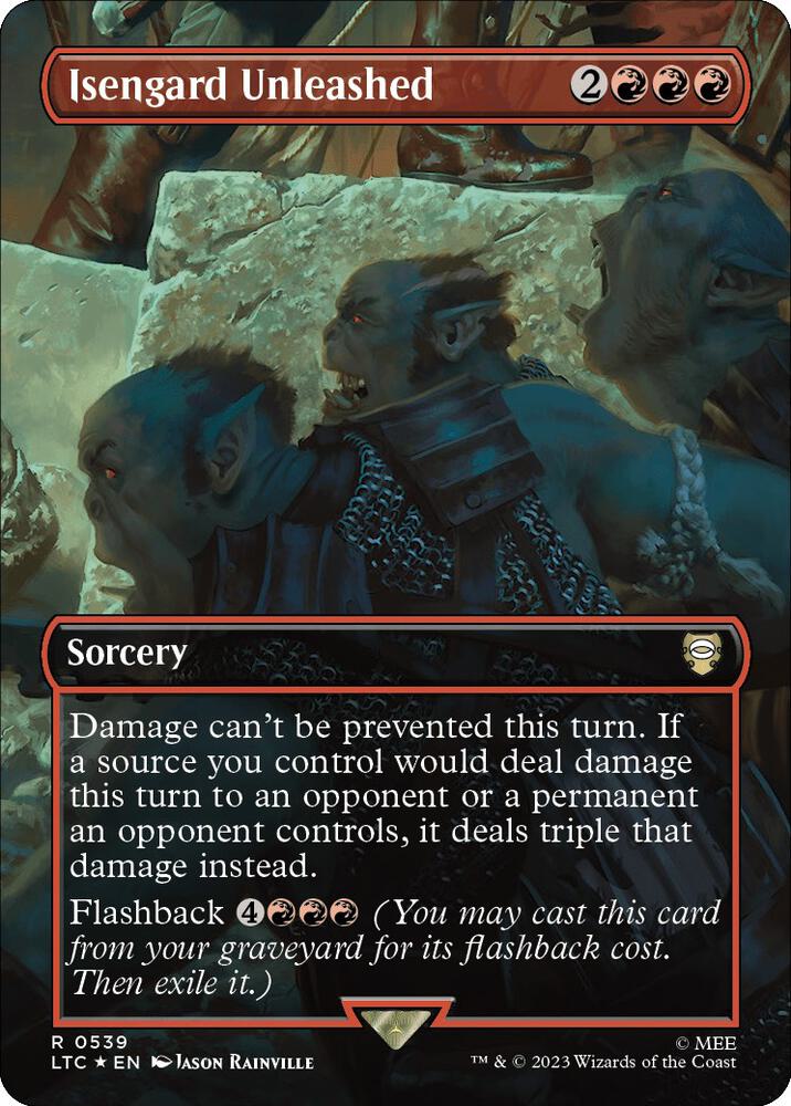 Isengard Unleashed 539 (Commander: The Lord of the Rings: Tales of Middle-earth)  - Borderless Surge Foil | Good Games Adelaide SA