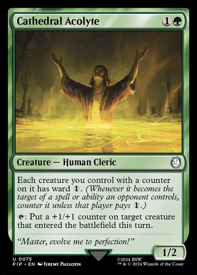Cathedral Acolyte 75 (Universes Beyond: Fallout)  - Foil | Good Games Adelaide SA