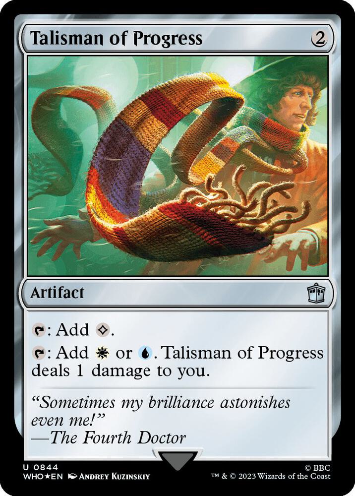 Talisman of Progress 844 (Universes Beyond: Doctor Who)  - Foil | Good Games Adelaide SA